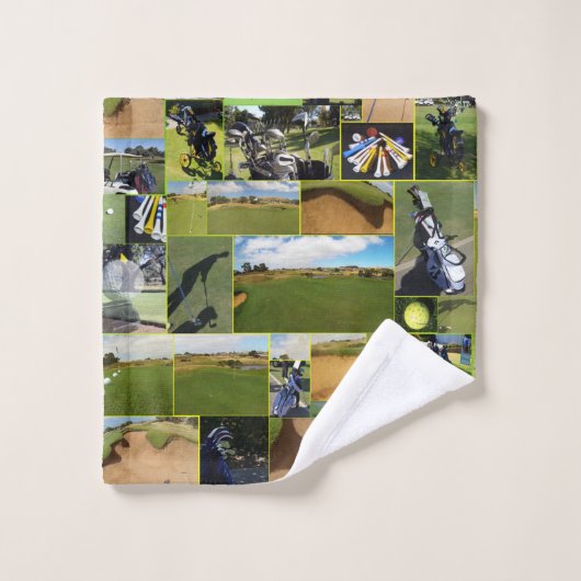 Golf Collage (Gant de toilette)