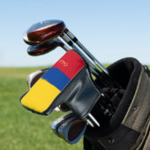 Golf Colombia en Colombiaanse vlag /Golf Clubs Hoe Golfheadcover (Insitu)