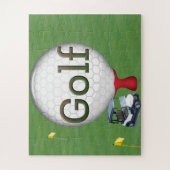 Golf Composite Ball Cart Flags Legpuzzel (Verticaal)