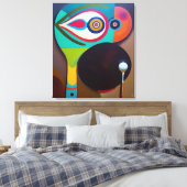 Golf Compositie - Grote schilderij Canvas Print (Insitu (Slaapkamer))