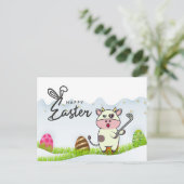 Golf Conception de Pâques pour golfeurs Carte post (Debout devant)