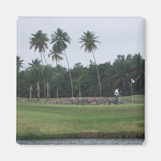 Golf Country Club Magnet (Devant)