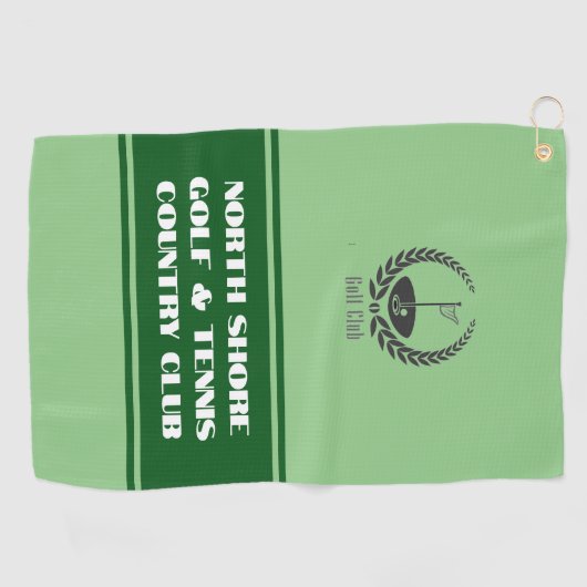 Golf Country Club Towel met Club Logo Golfhanddoek (Horizontaal)