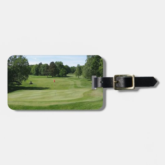 Golf Course Bagagelabel (Voorkant horizontaal)