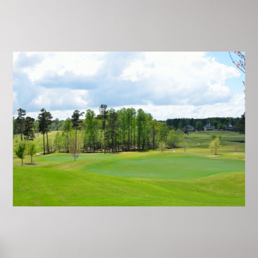 Golf Course Fairway Poster (Voorkant)