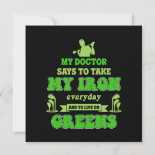 Golf Course Golfer Golfing Putter Caddy Gif Kaart