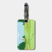 Golf Course Green Bagagelabel (Achterkant verticaal)