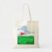 Golf Course Green Canvas tas (Voorkant)