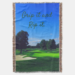 Golf Course Grip it and Rip it Deken