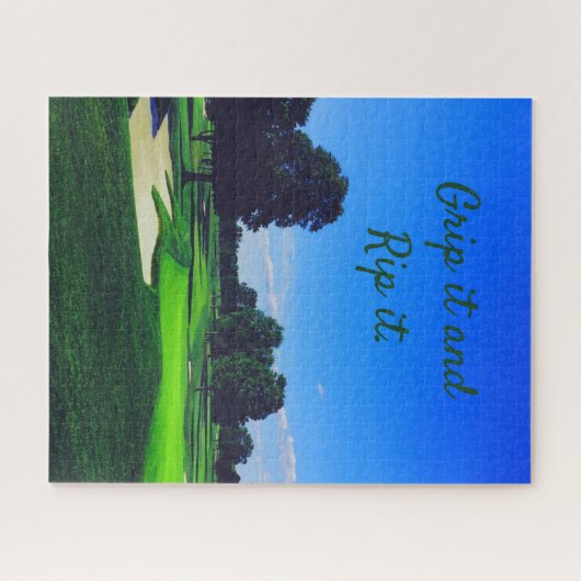 Golf Course Grip it and Rip it Legpuzzel (Horizontaal)