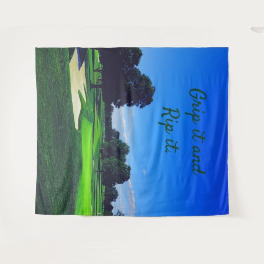 Golf Course Grip it and Rip it Wandkleed (Voorkant (horizontaal))