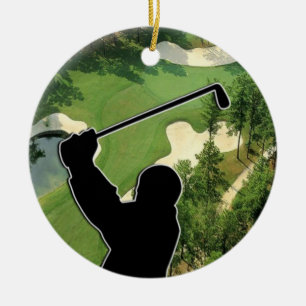 Golf Course Keramisch Ornament