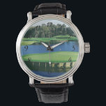 Golf Course paysage montre<br><div class="desc">Arrière - plan de terrain de golf montrant mettre vert</div>