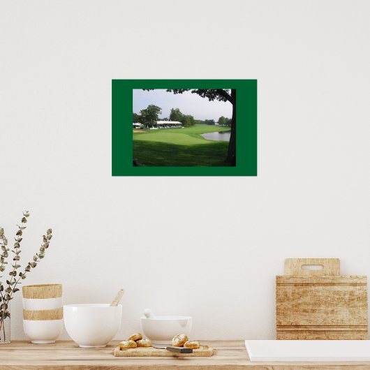 golf course poster (Keuken)