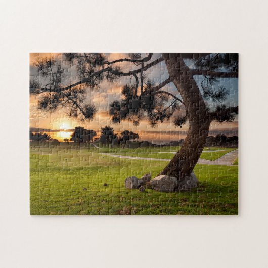 Golf Course Sunset Legpuzzel (Horizontaal)