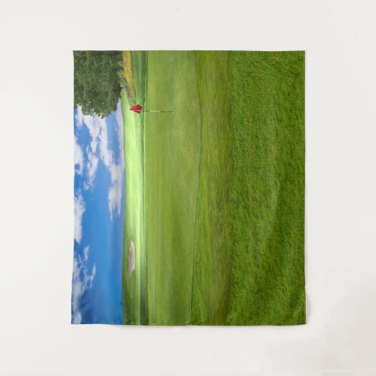  Golf Course Theme Backdrop Wandkleed (Voorkant)