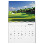 Golf Courses Wall Agenda Kalender (Mar 2027)