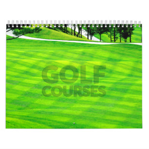 Golf Courses Wall Agenda Kalender