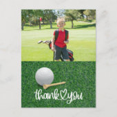 Golf Creëer uw eigen bedankkaart Briefkaart (Voorkant)