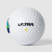 Golf Créer des initiales de monogramme cool des balles  (Logo)
