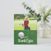 Golf Créez votre propre carte de remerciements (Debout devant)