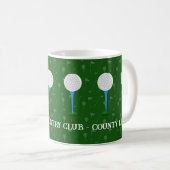 Golf customisé Country Club Café Mug (Devant droit)