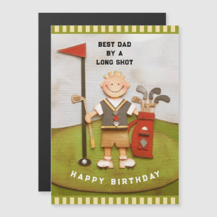 Golf Dad Birthday-kaarten