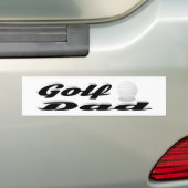 Golf Dad Bumpersticker (Op auto)