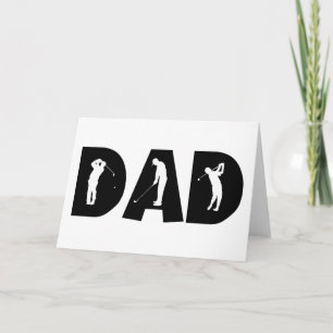 Golf Dad Gift Kaart