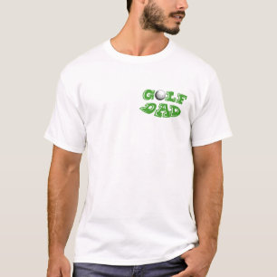 Golf Dad Vaderdag Funny T-Shirt Design Graphic