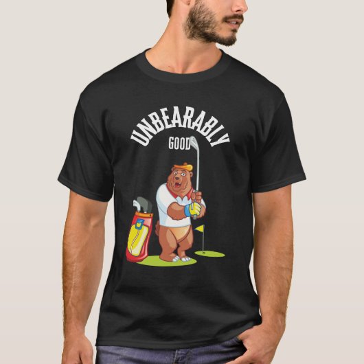 Golf Daddy Beer Vaderdag T-shirt (Voorkant)