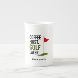 Golf dagelijkse koffie porselein kop