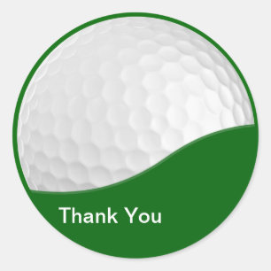 Golf Dank u Stickers