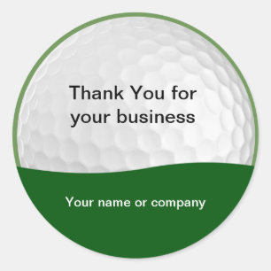 Golf Dank u Stickers