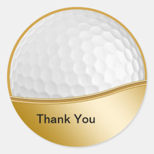 Golf Dank u Stickers