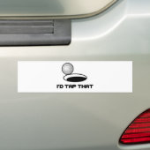 Golf dat zou ik er op drukken bumpersticker (Op auto)