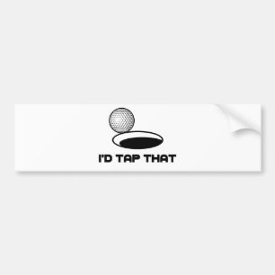 Golf dat zou ik er op drukken bumpersticker