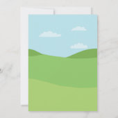 Golf de fête d'anniversaire toute invitation (Dos)