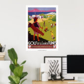 Golf de la Soukra Tunis Poster (Thuiskantoor)
