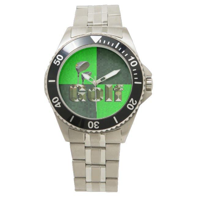 Golf de Mosaic Vert, Montres (devant)