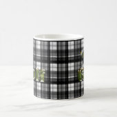 Golf de tarte blanc noir, Mug de café (Centre)