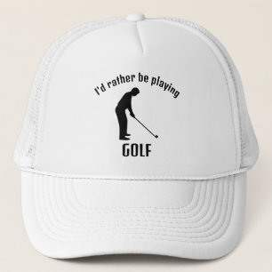 Golf Design Hoed Trucker Pet