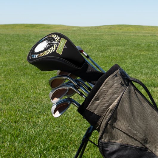 Golf Design Monogram Sjabloon Golf Head Hoesje Golfheadcover (Insitu)