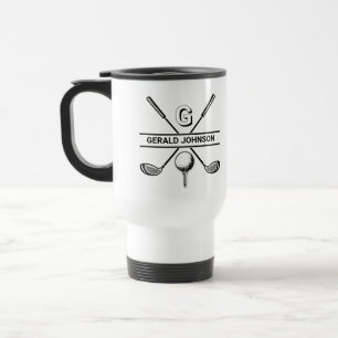 Golf Design Monogram Sjabloon tweetone koffie Mok