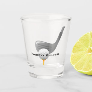 Golf Design Shot Glass Glas