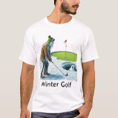 Golf d'hiver - T-shirt de golf (Devant)