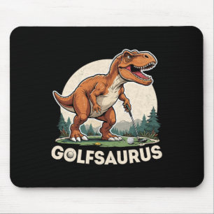 Golf dinosaurus golfer T-rex golf spelen Dino Golf Muismat