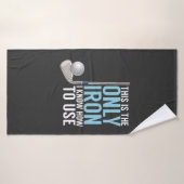 Golf - dit is het enige strijkijzer badhanddoek (Badhanddoek)