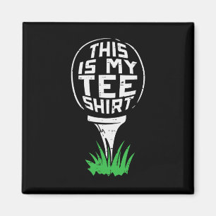Golf Dit Is Mijn T-Shirt Golf Golfer Vader Mannen Magneet