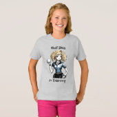 Golf Diva En Formation - T-Shirt De Golf Junior (Devant entier)